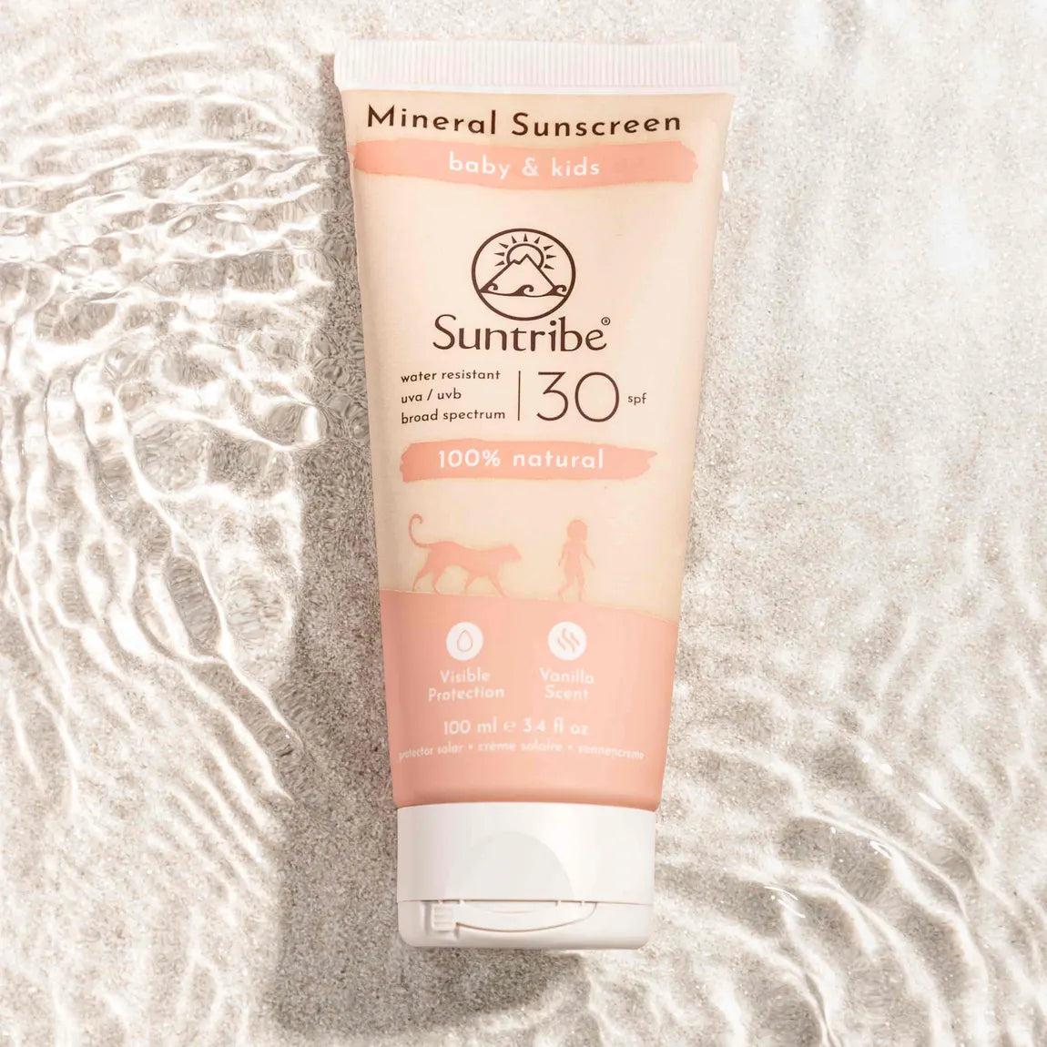 Cremă de protecție solară minerală naturală Baby&Kids SPF30